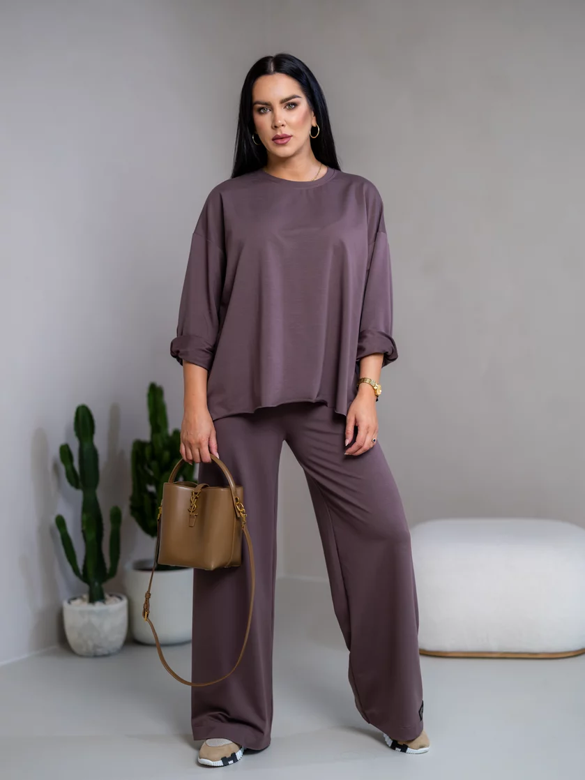 MIKINA EXTREM OVERSIZE “VIVIENE” - HLADKÁ