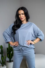 MIKINA EXTREM OVERSIZE “VIVIENE” - HLADKÁ