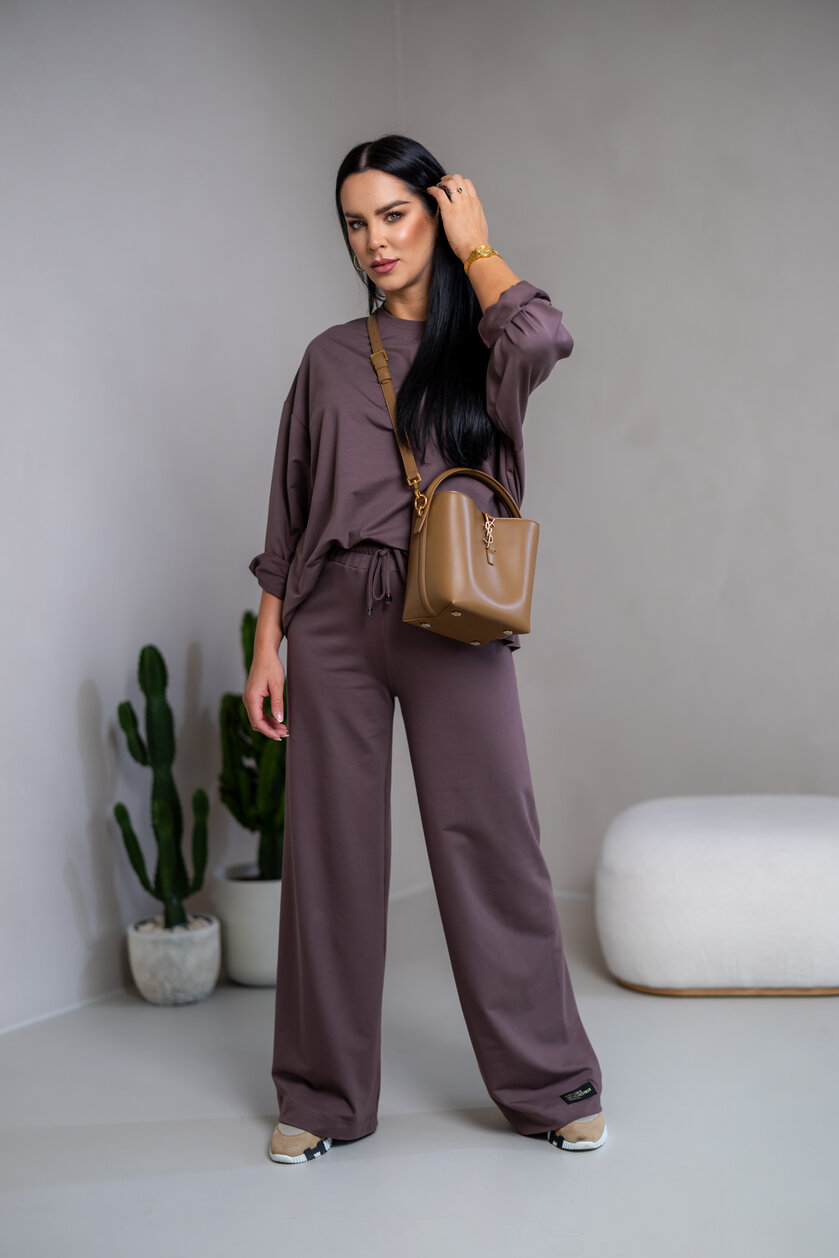 MIKINA EXTREM OVERSIZE “VIVIENE” - HLADKÁ