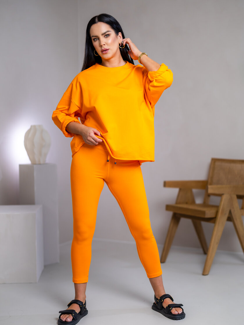 MIKINA EXTREM OVERSIZE “VIVIENE” - HLADKÁ