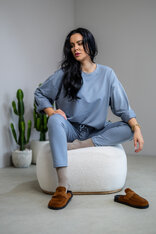 MIKINA EXTREM OVERSIZE “VIVIENE” - HLADKÁ