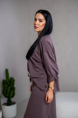 MIKINA EXTREM OVERSIZE “VIVIENE” - HLADKÁ