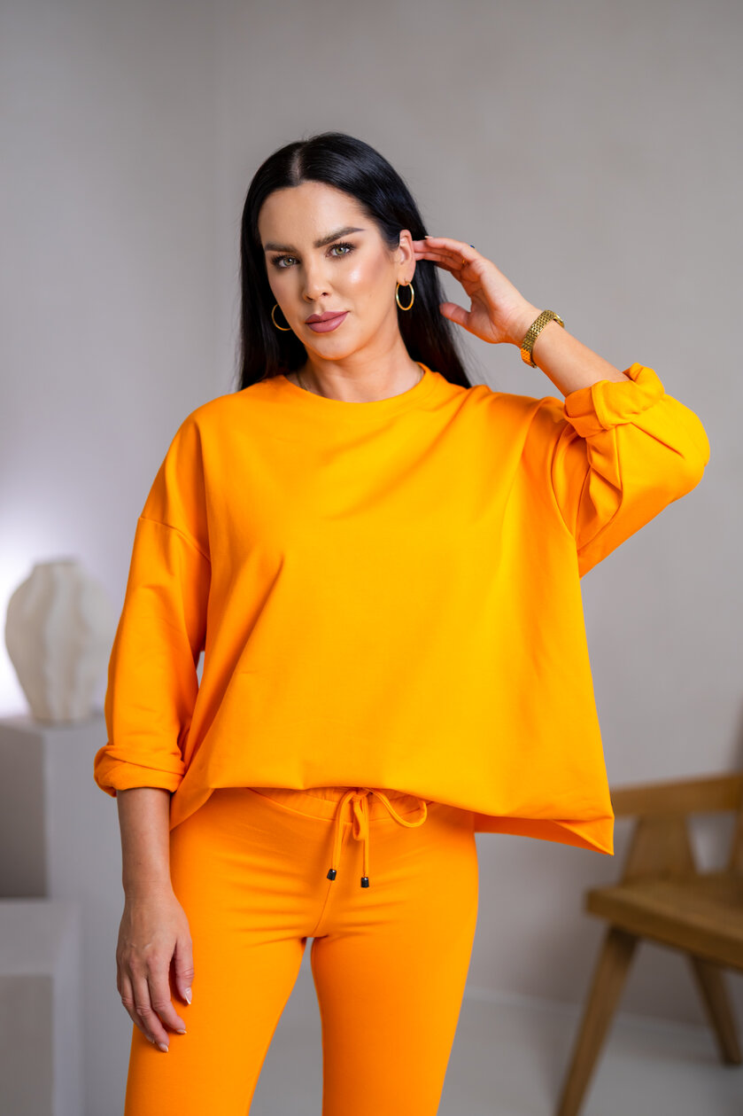 MIKINA EXTREM OVERSIZE “VIVIENE” - HLADKÁ