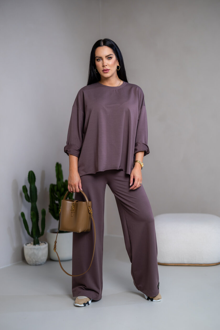 MIKINA EXTREM OVERSIZE “VIVIENE” - HLADKÁ