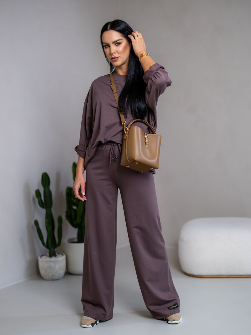 MIKINA EXTREM OVERSIZE “VIVIENE” - HLADKÁ