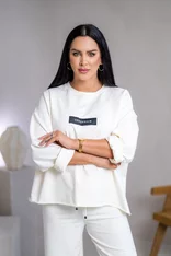 MIKINA EXTREM OVERSIZE “VIVIENE” - S ETIKETOU NA PRSIACH