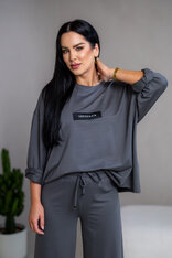 MIKINA EXTREM OVERSIZE “VIVIENE” - S ETIKETOU NA PRSIACH