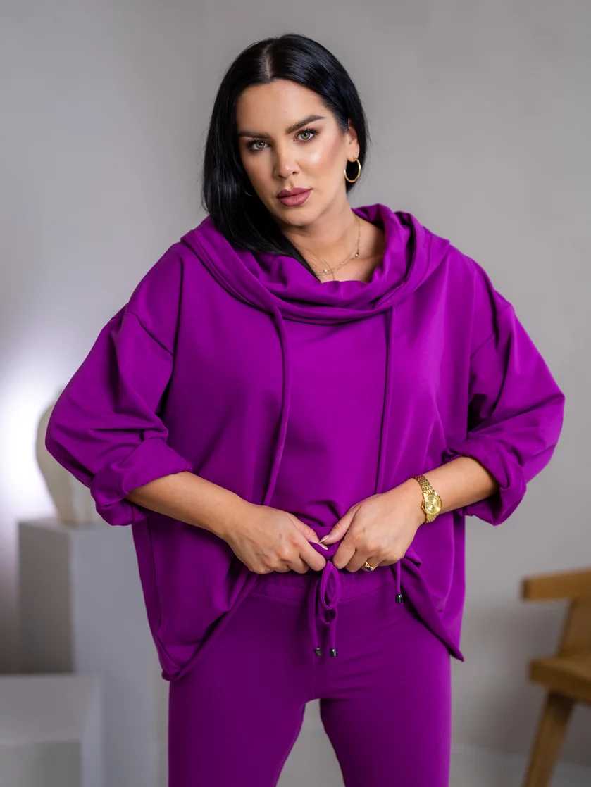 MIKINA EXTREM OVERSIZE “VIVIENE” - S VEĽKOU KAPUCŇOU MIKINA EXTREM OVERSIZE “VIVIENE” - S VEĽKOU KAPUCŇOU