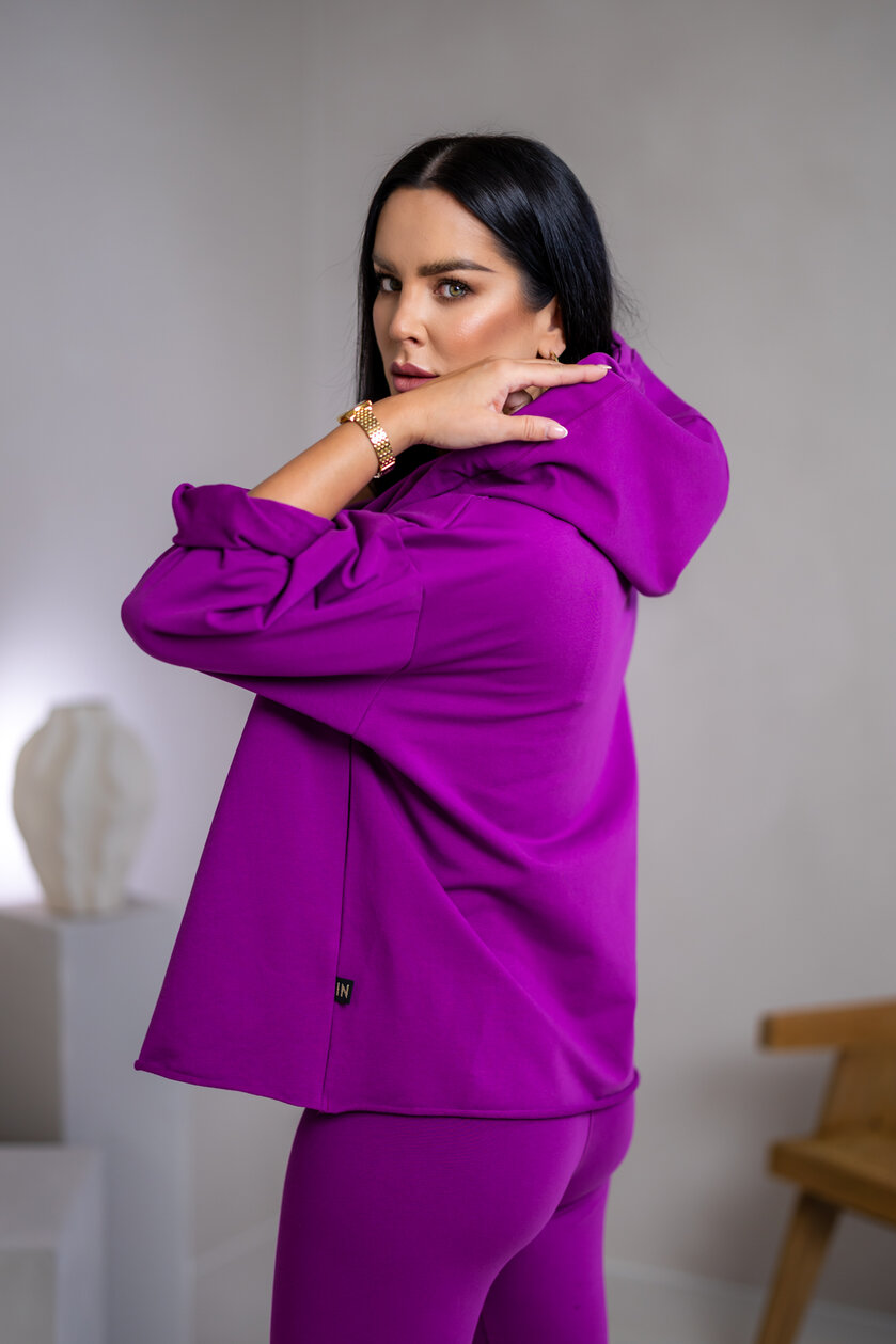 MIKINA EXTREM OVERSIZE “VIVIENE” - S VEĽKOU KAPUCŇOU