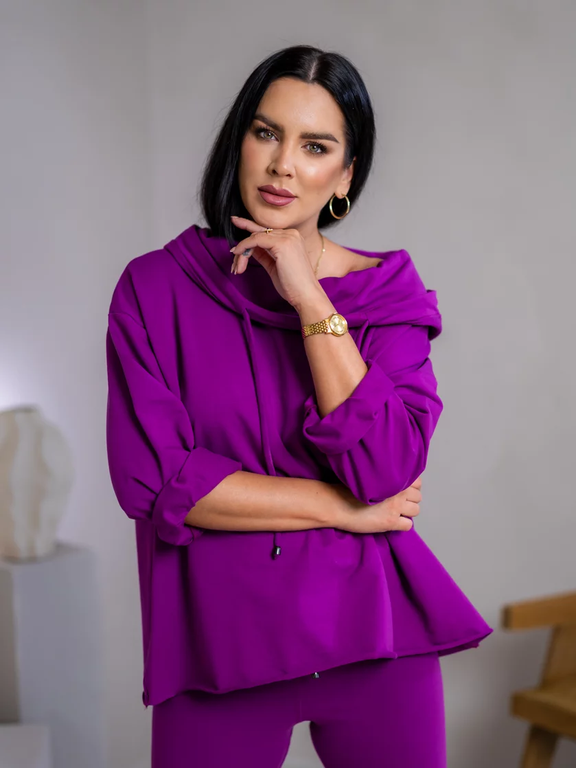 MIKINA EXTREM OVERSIZE “VIVIENE” - S VEĽKOU KAPUCŇOU MIKINA EXTREM OVERSIZE “VIVIENE” - S VEĽKOU KAPUCŇOU