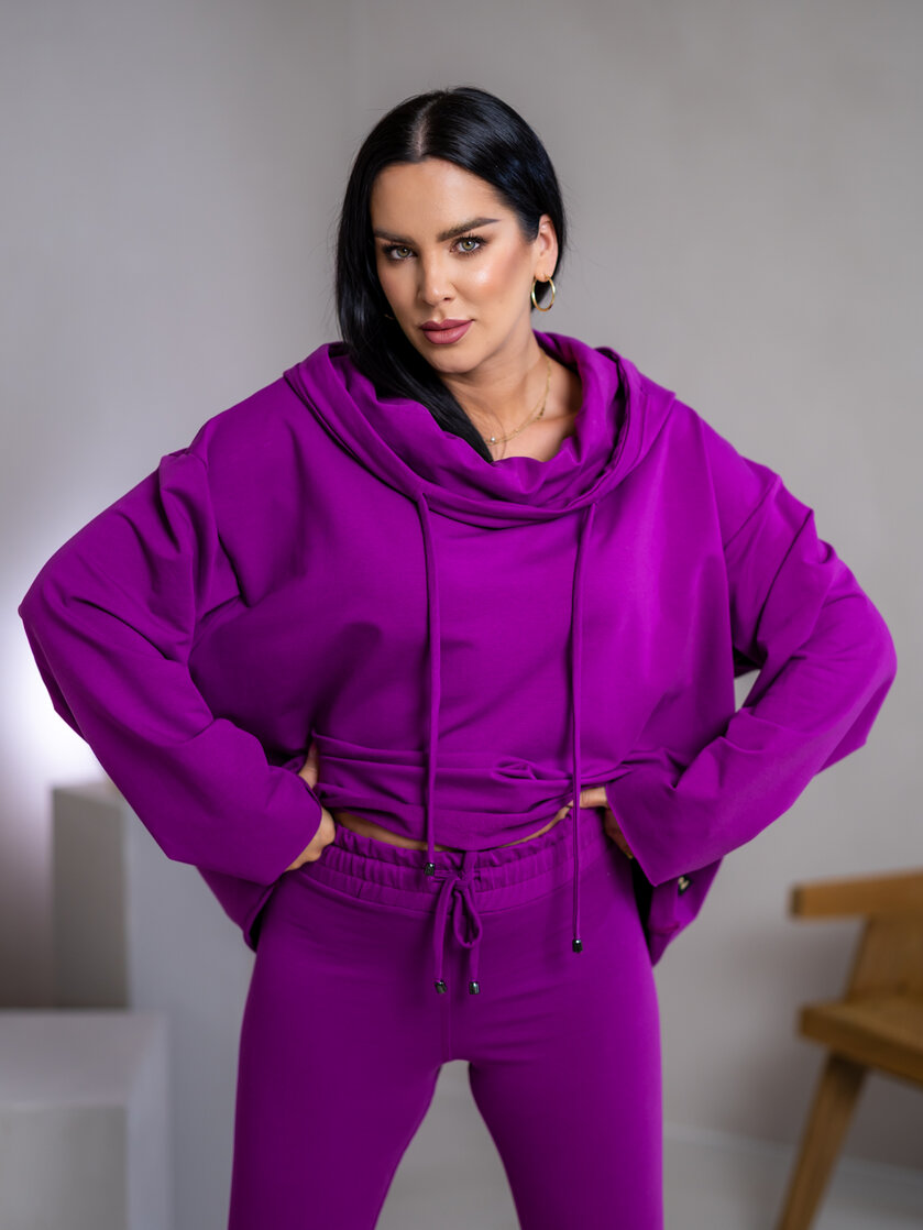 MIKINA EXTREM OVERSIZE “VIVIENE” - S VEĽKOU KAPUCŇOU