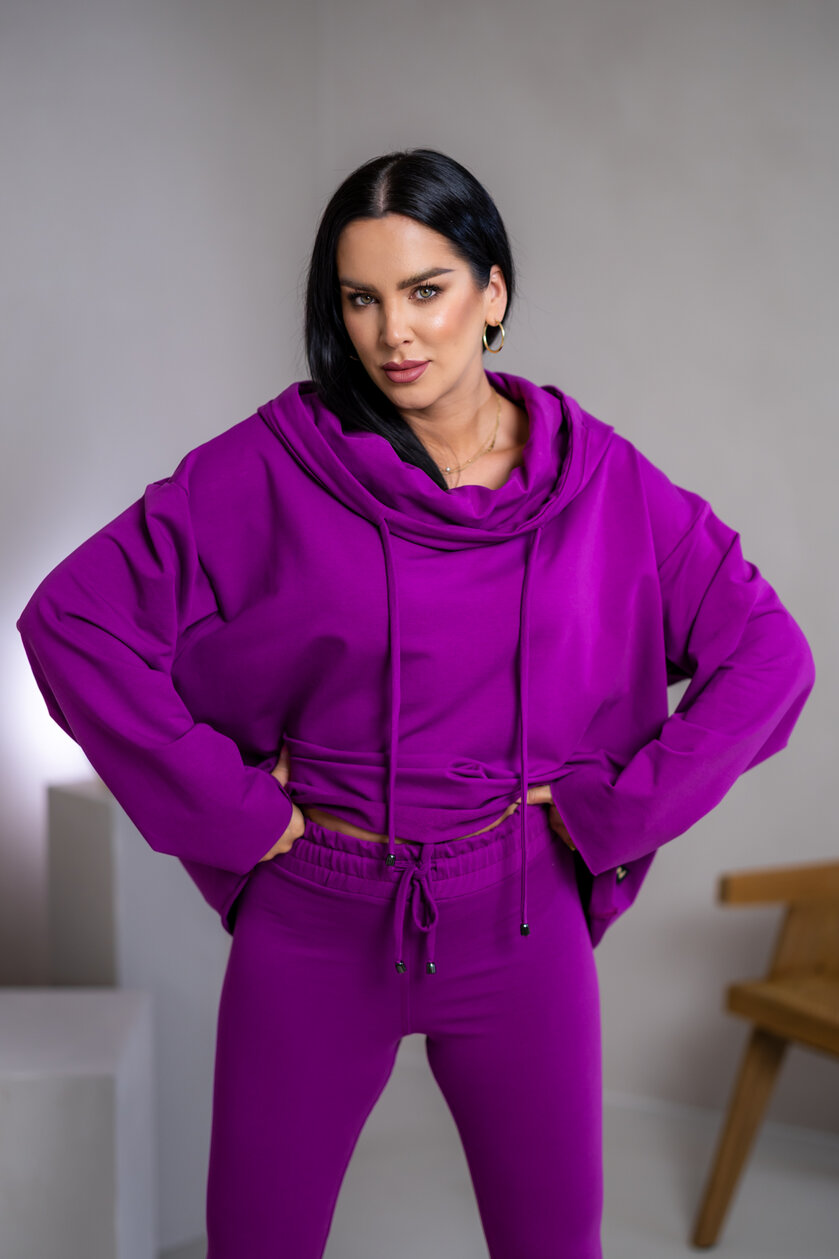 MIKINA EXTREM OVERSIZE “VIVIENE” - S VEĽKOU KAPUCŇOU