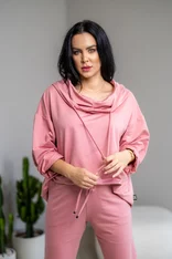 MIKINA EXTREM OVERSIZE “VIVIENE” - S VEĽKOU KAPUCŇOU