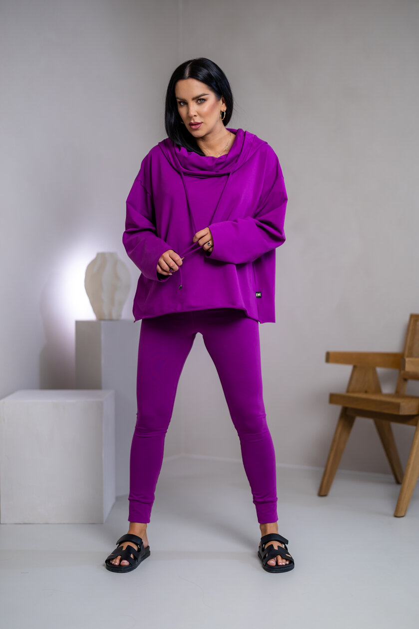 MIKINA EXTREM OVERSIZE “VIVIENE” - S VEĽKOU KAPUCŇOU