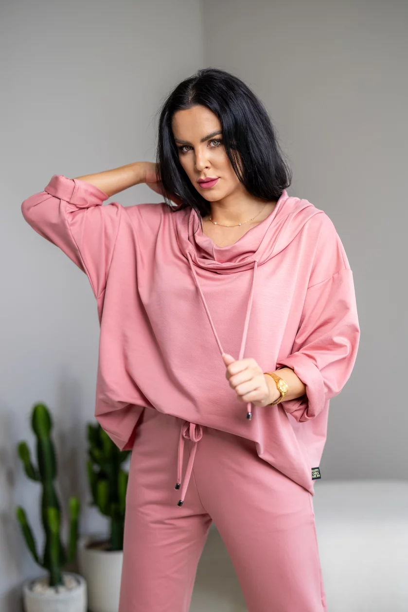MIKINA EXTREM OVERSIZE “VIVIENE” - S VEĽKOU KAPUCŇOU