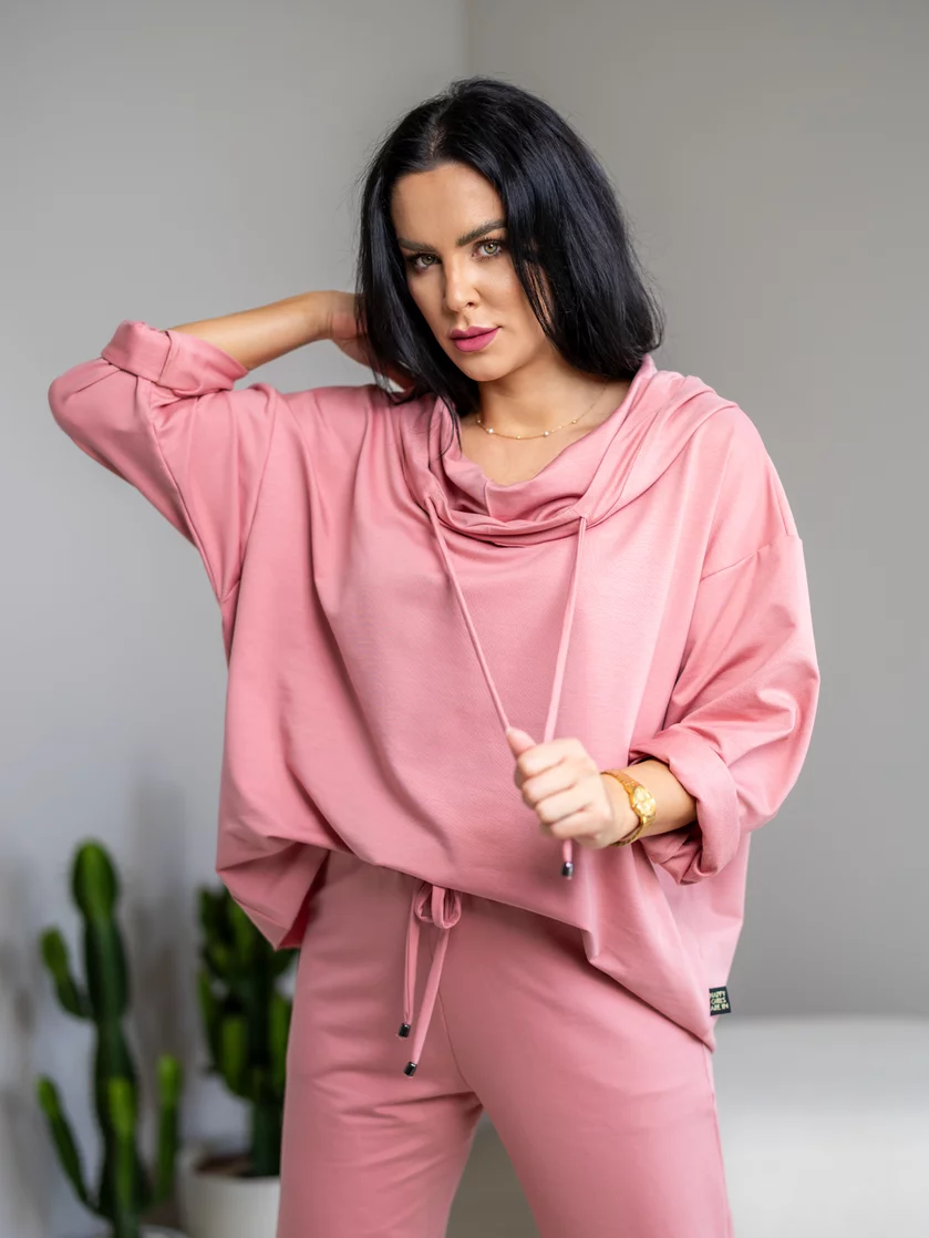 MIKINA EXTREM OVERSIZE “VIVIENE” - S VEĽKOU KAPUCŇOU