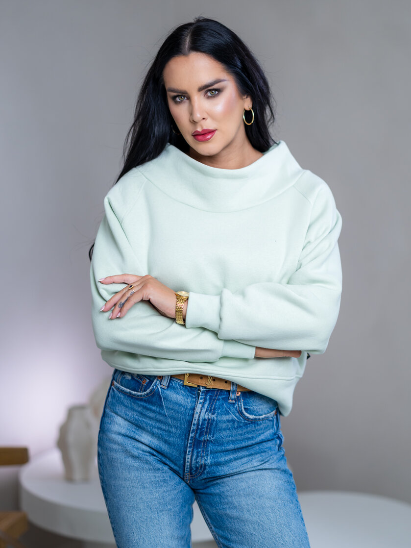 MIKINA S GOLIEROM “ROSE”