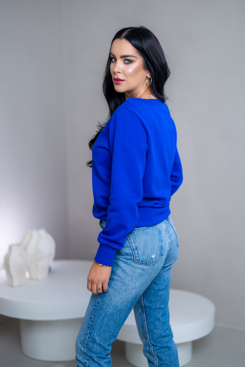 MIKINA S LODIČKOVÝM VÝSTRIHOM “BLAKE”