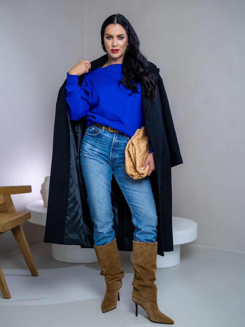 MIKINA S LODIČKOVÝM VÝSTRIHOM “BLAKE”