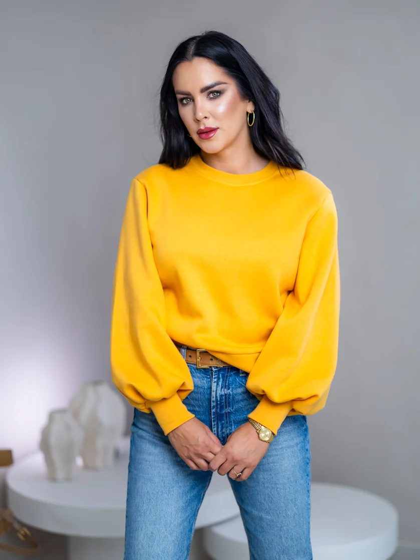 MIKINA S PUFF RUKÁVMI “JASMINE”