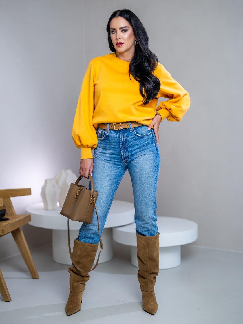 MIKINA S PUFF RUKÁVMI “JASMINE”