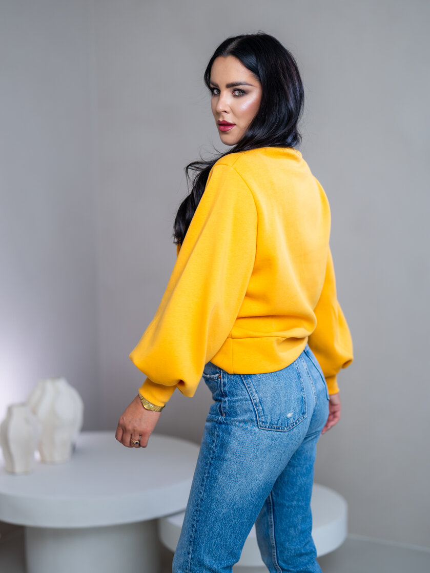 MIKINA S PUFF RUKÁVMI “JASMINE”