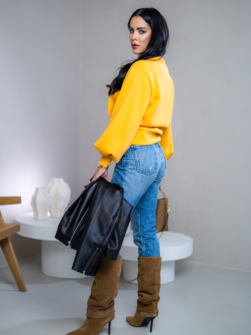 MIKINA S PUFF RUKÁVMI “JASMINE”