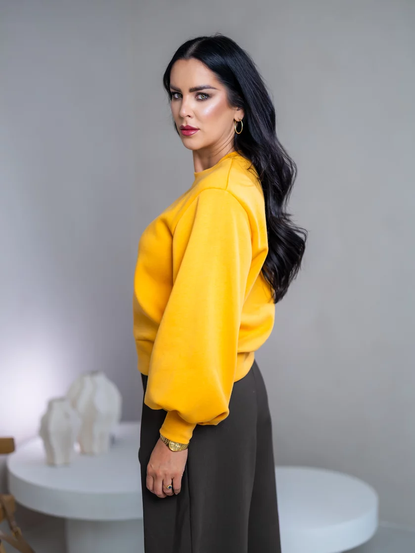 MIKINA S PUFF RUKÁVMI “JASMINE”