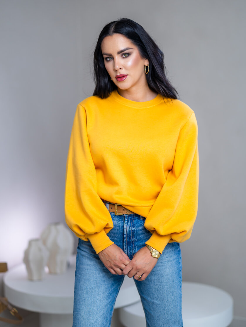 MIKINA S PUFF RUKÁVMI “JASMINE”