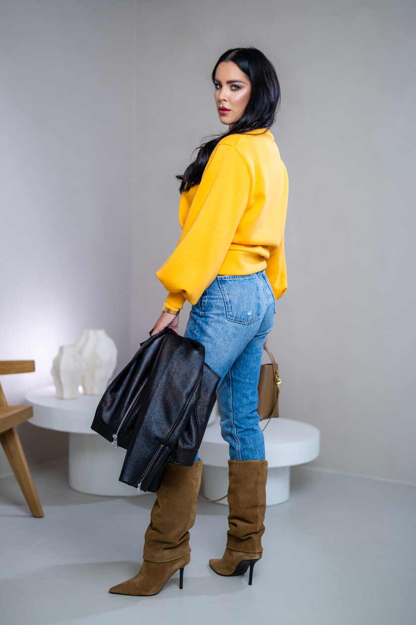 MIKINA S PUFF RUKÁVMI “JASMINE”