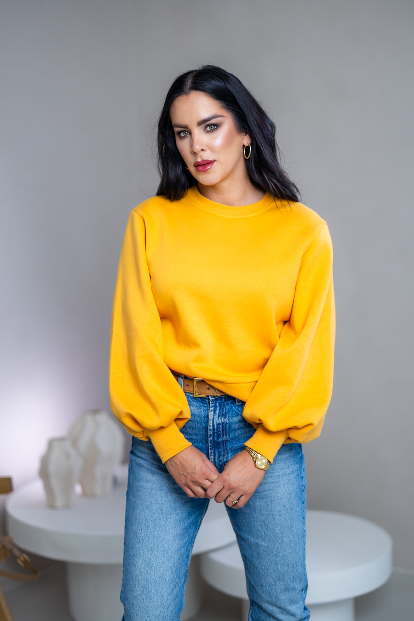 MIKINA S PUFF RUKÁVMI “JASMINE”