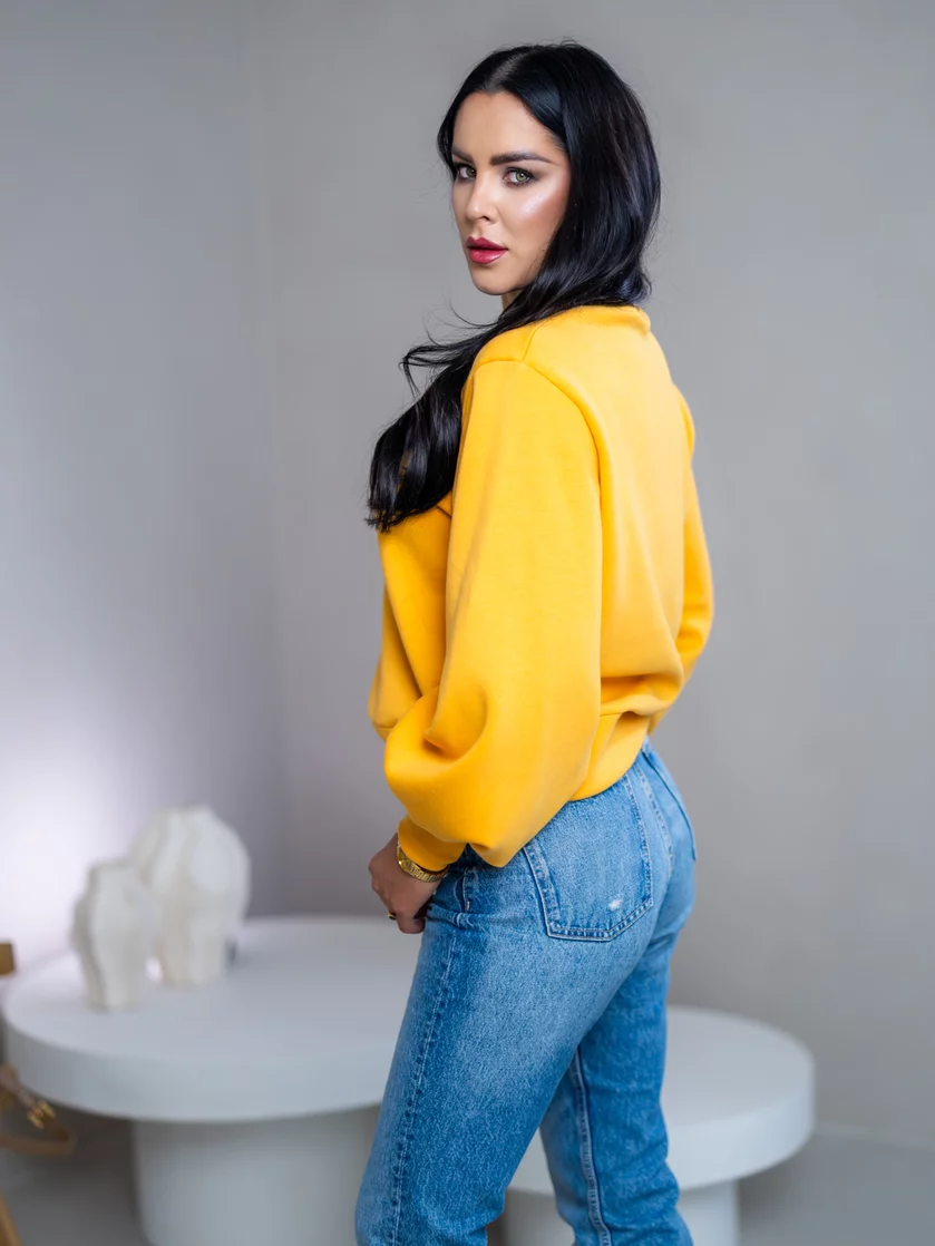 MIKINA S PUFF RUKÁVMI “JASMINE”