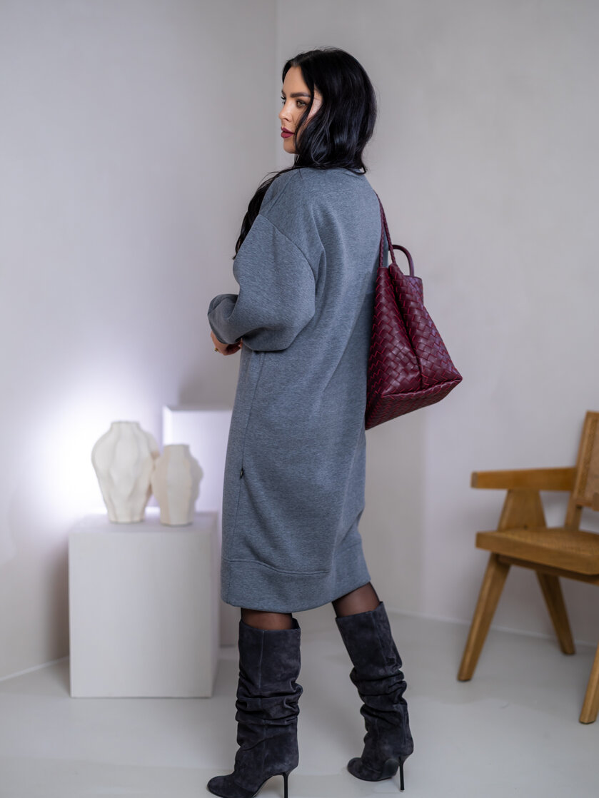 MIKINOŠATY S OBJEMNÝMI RUKÁVMI “RYAN” V MIDI DĹŽKE