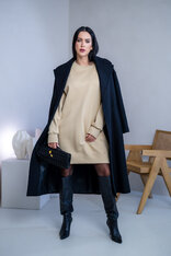 MIKINOŠATY S OBJEMNÝMI RUKÁVMI “RYAN” V MIDI DĹŽKE