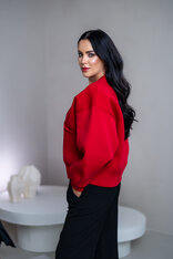 MINIMALISTICKÁ MIKINA S OBJEMNÝMI RUKÁVMI A VRECKOM “RYAN”