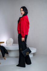 MINIMALISTICKÁ MIKINA S OBJEMNÝMI RUKÁVMI A VRECKOM “RYAN”