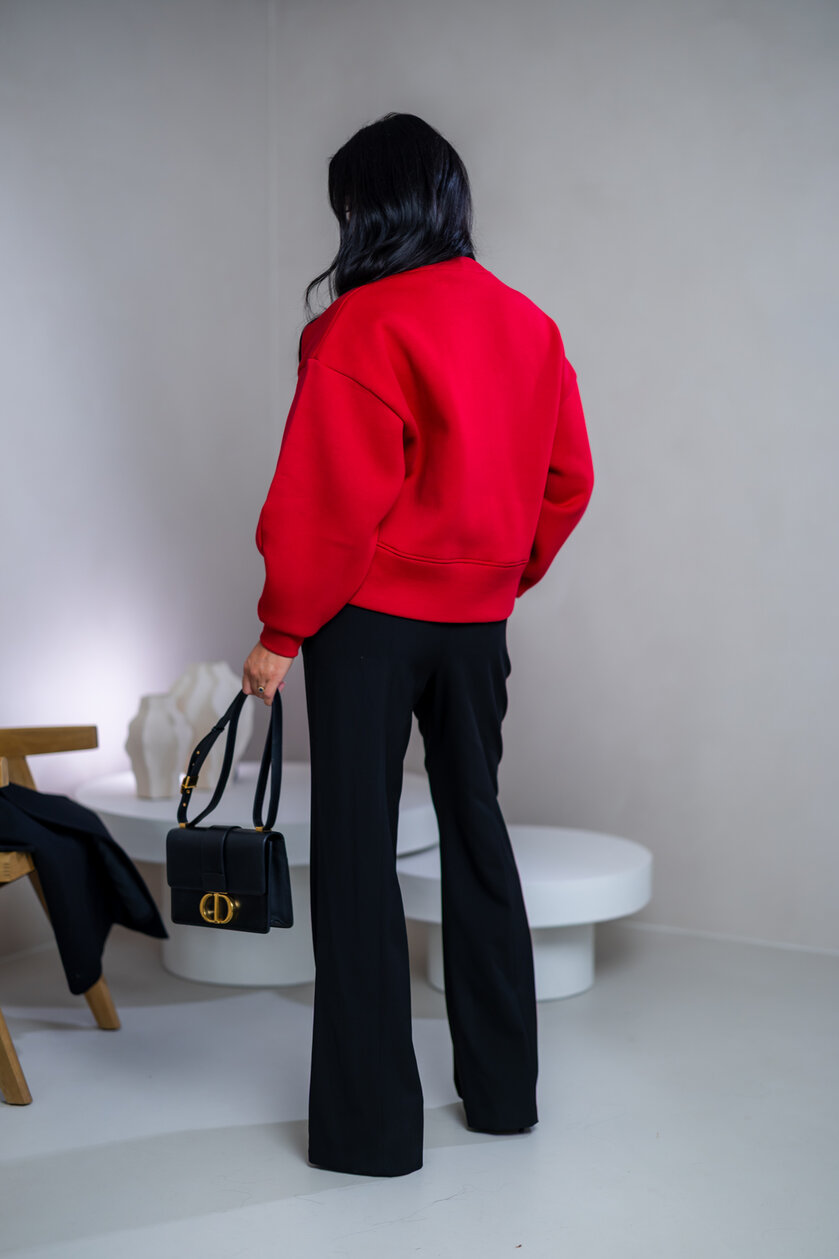 MINIMALISTICKÁ MIKINA S OBJEMNÝMI RUKÁVMI A VRECKOM “RYAN”