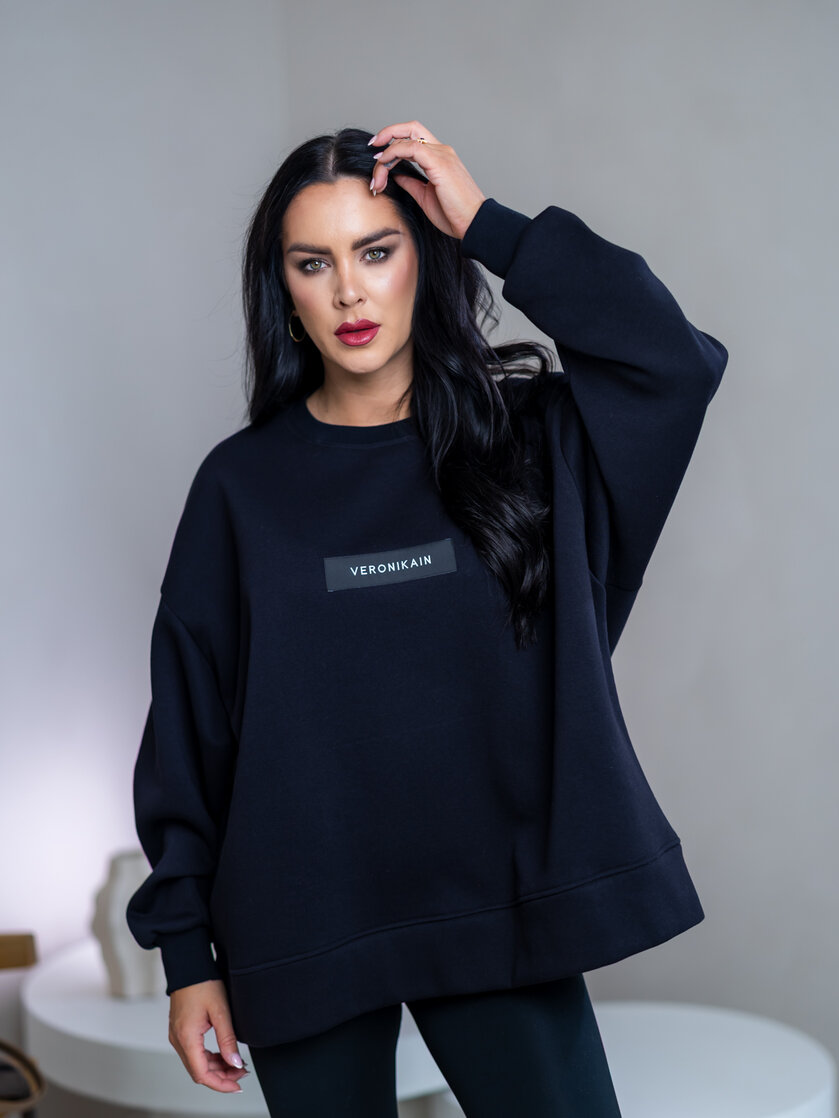 NADROZMERNÁ MIKINA “HEAVEN” - ETIKETA NA PRSIACH