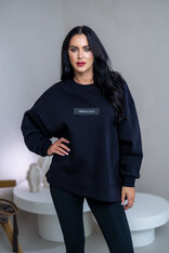 NADROZMERNÁ MIKINA “HEAVEN” - ETIKETA NA PRSIACH