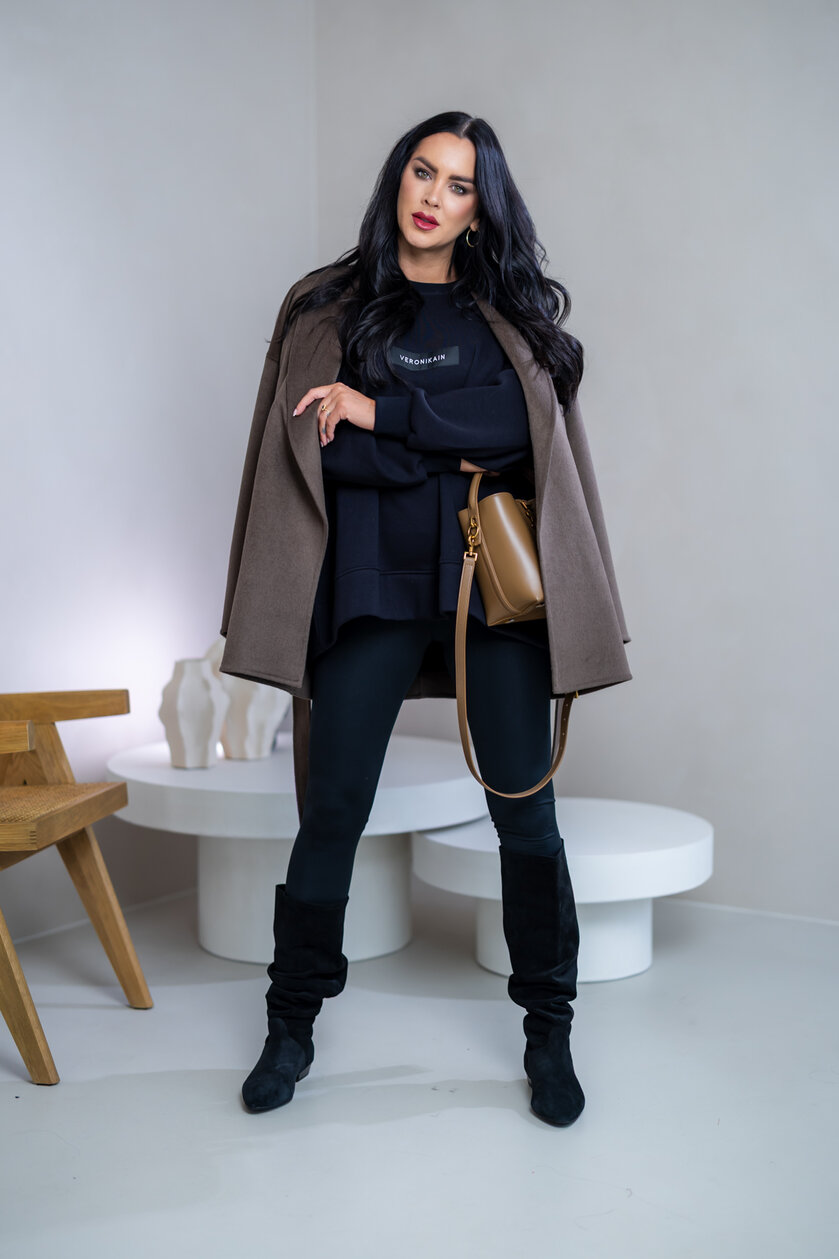 NADROZMERNÁ MIKINA “HEAVEN” - ETIKETA NA PRSIACH