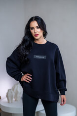 NADROZMERNÁ MIKINA “HEAVEN” - ETIKETA NA PRSIACH