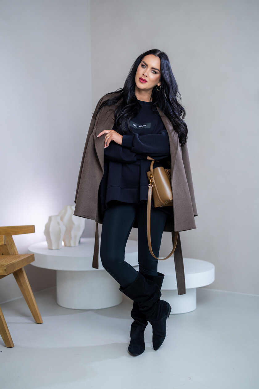 NADROZMERNÁ MIKINA “HEAVEN” - ETIKETA NA PRSIACH