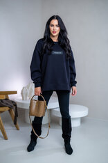 NADROZMERNÁ MIKINA “HEAVEN” - ETIKETA NA PRSIACH