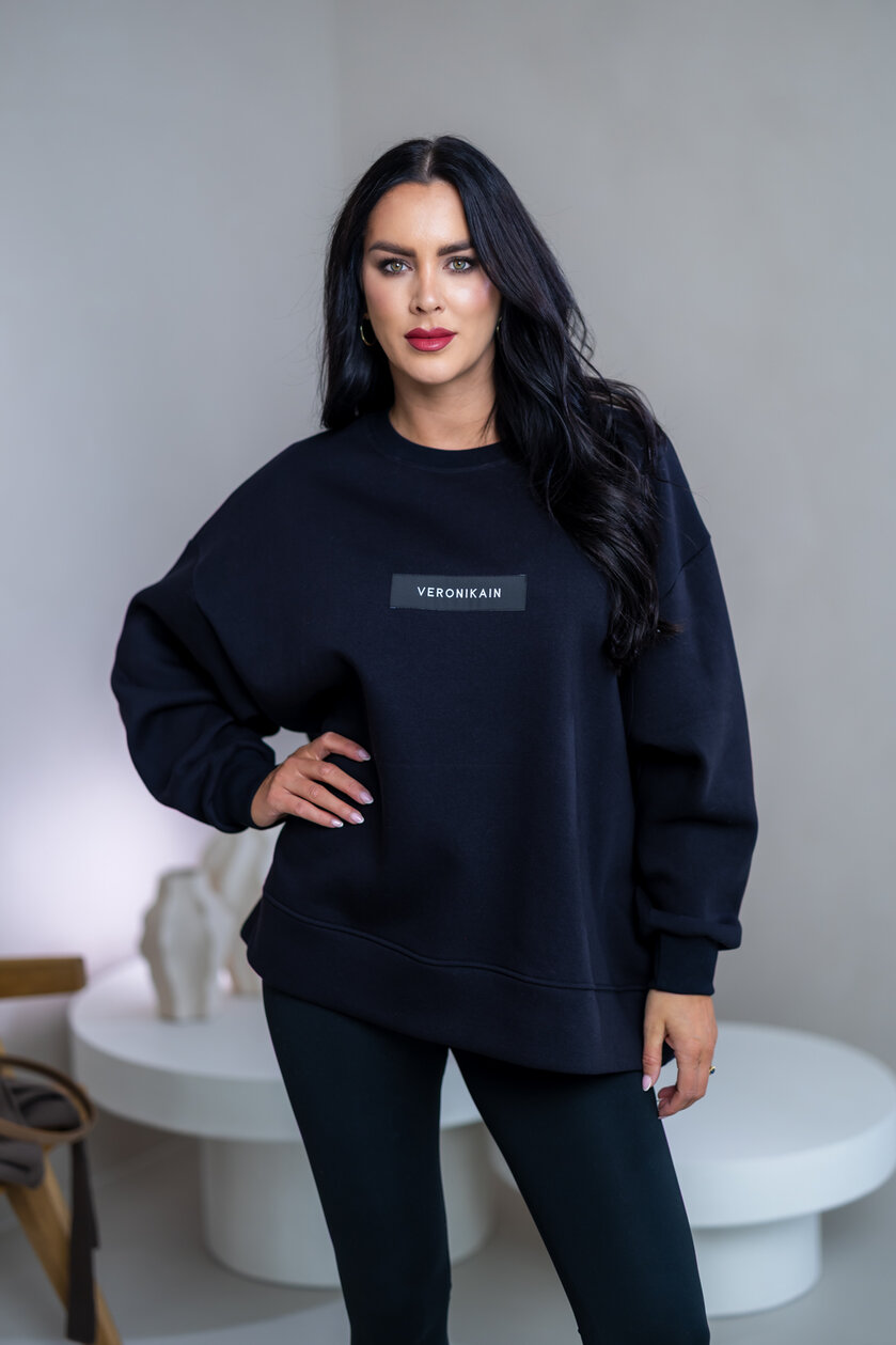 NADROZMERNÁ MIKINA “HEAVEN” - ETIKETA NA PRSIACH