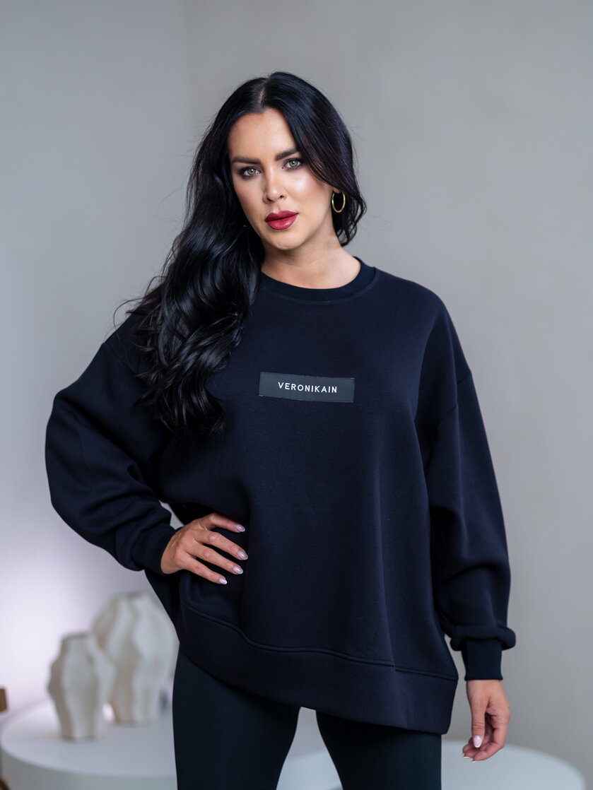 NADROZMERNÁ MIKINA “HEAVEN” - ETIKETA NA PRSIACH