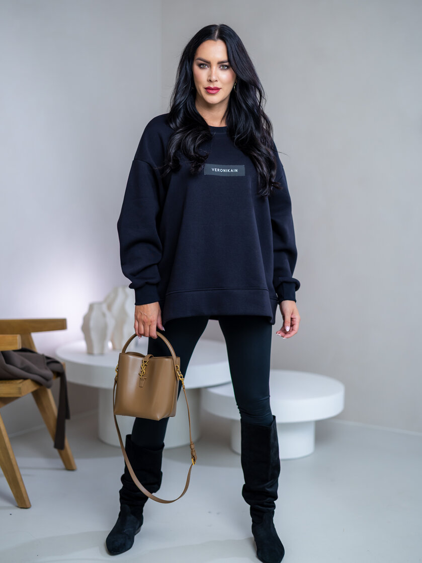 NADROZMERNÁ MIKINA “HEAVEN” - ETIKETA NA PRSIACH