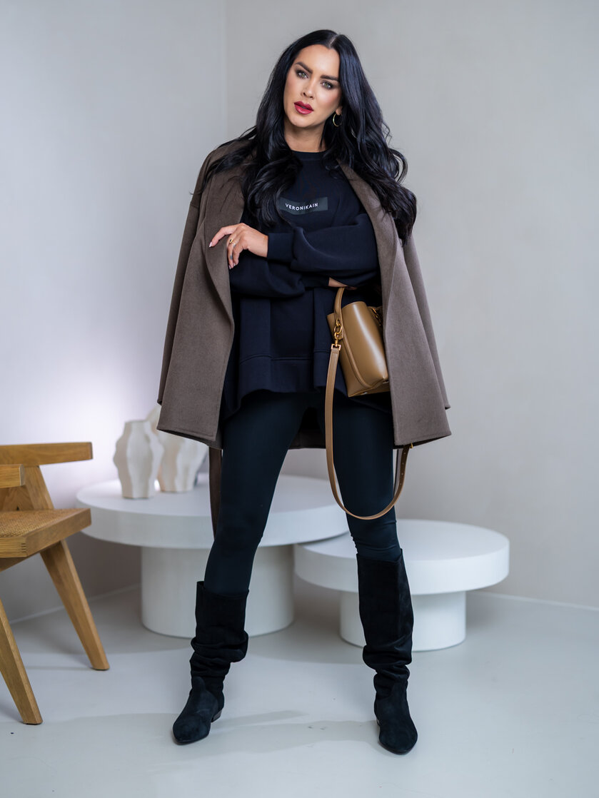 NADROZMERNÁ MIKINA “HEAVEN” - ETIKETA NA PRSIACH