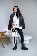 NADROZMERNÁ MIKINA “HEAVEN” - HLADKÁ