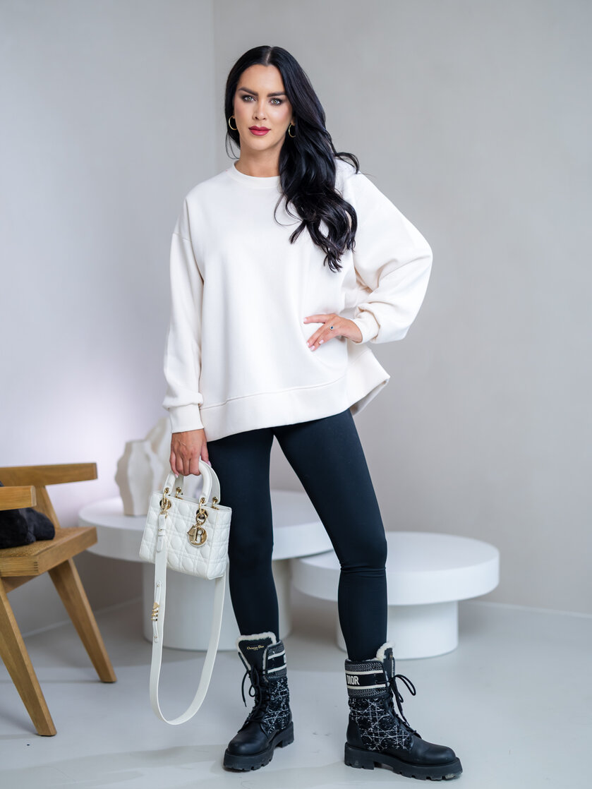 NADROZMERNÁ MIKINA “HEAVEN” - HLADKÁ