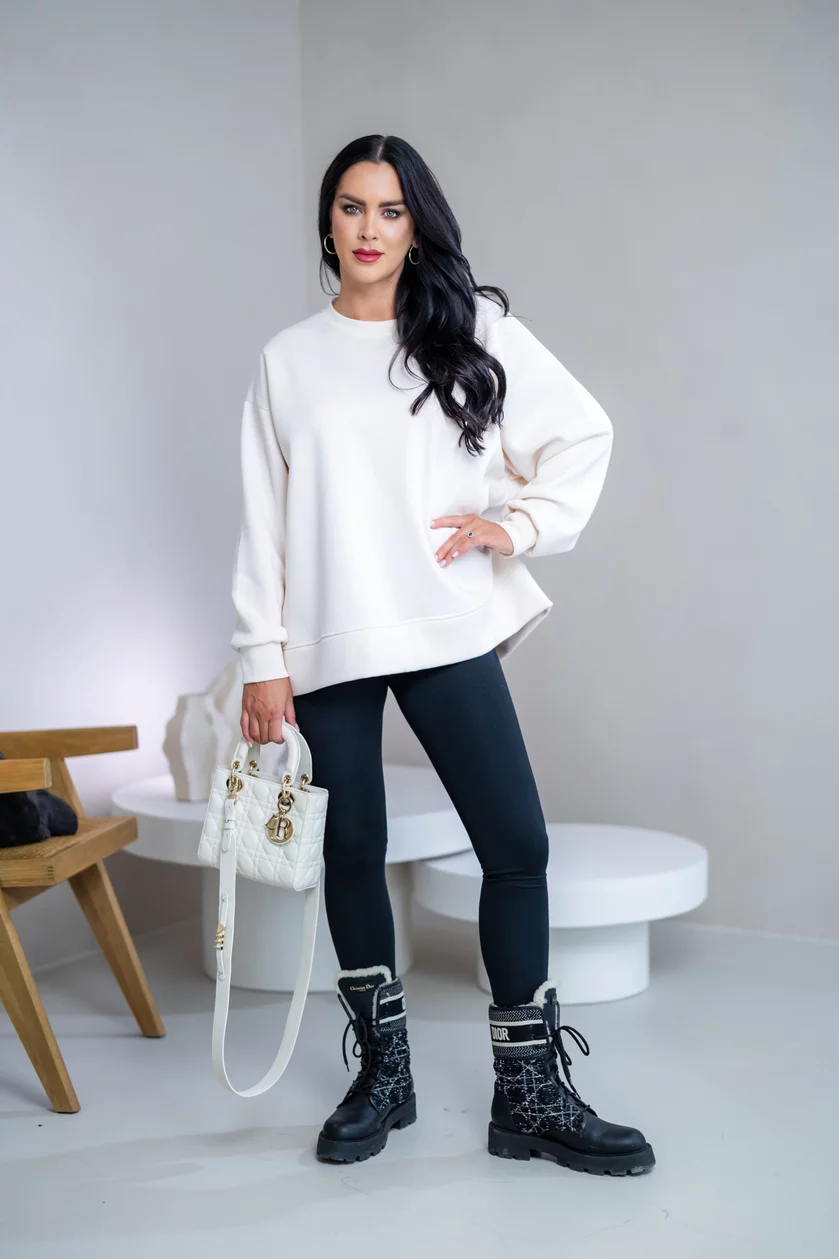 NADROZMERNÁ MIKINA “HEAVEN” - HLADKÁ NADROZMERNÁ MIKINA “HEAVEN” - HLADKÁ